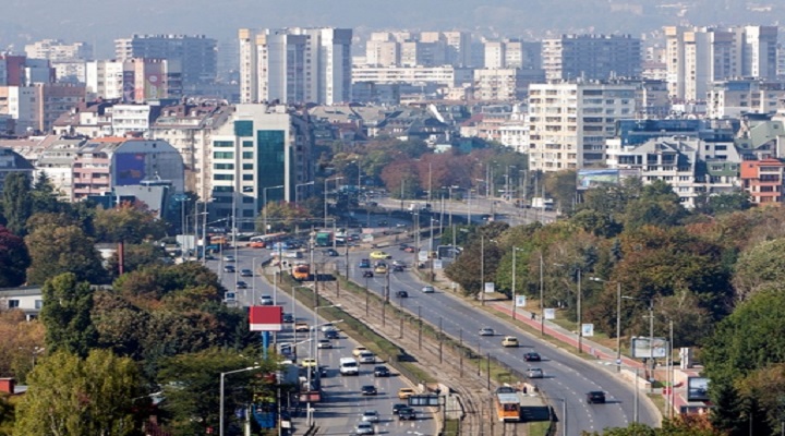 General view Sofia Bulgaria