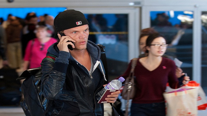 Swedish DJ,remixer and record producer AVICI seen in LAX on december 9,2013