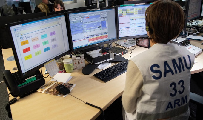 epa08170536 The SAMU (center Emergency Medical Aid Service) at the Pellegrin hospital in Bordeaux, France, 27 January 2020. Six cases of the Wuhan coronavirus have been identified in France. Wuhan is the city at the center of the coronavirus outbreak which has caused 80 deaths and infected more than 2700 people in China where authorities also confirmed that human-to-human transmission of the virus had taken place.  EPA-EFE/CAROLINE BLUMBERG