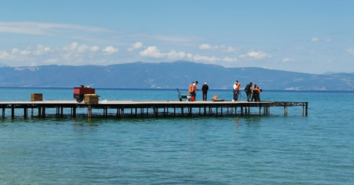 Ohrid - urivanje plazi