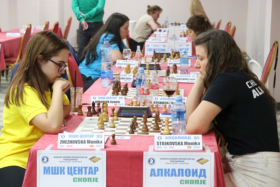 WFM Monika Stojkovska vs Monika Zezovska - Round 7 - Team championship 2023